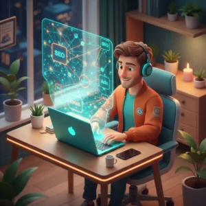 What is Digital Marketing? Simple Guide 2026 2 3D illustration explaining what digital marketing is with connected online channels and strategies