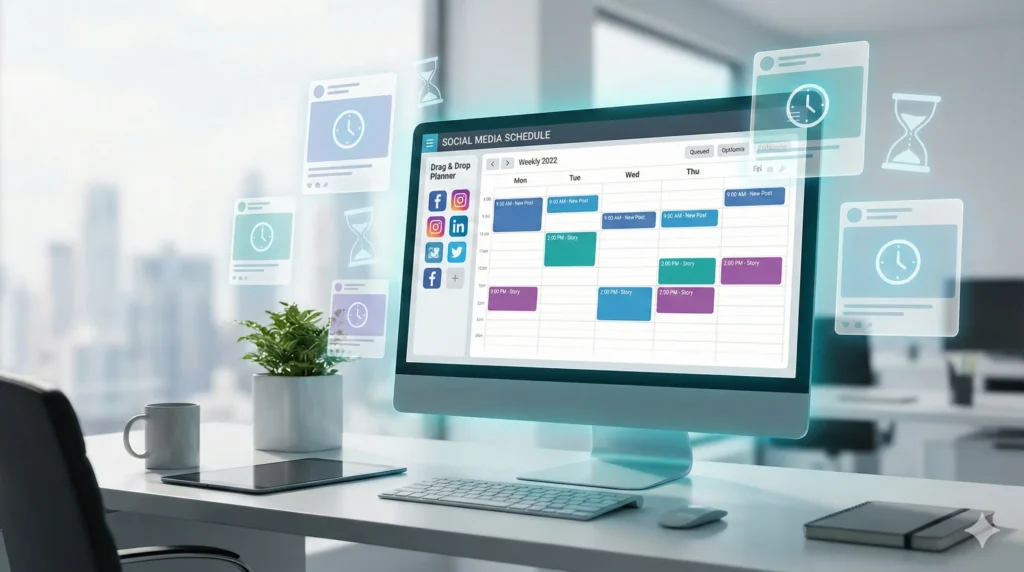 Buffer scheduling dashboard for social media posts – 10 Digital Marketing Tools in 2025